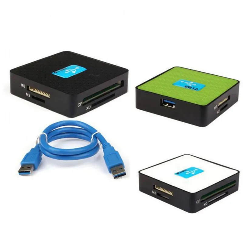 Все-в-1 USB 3,0 Compact Flash Multi Card Reader CF адаптер Micro SD MS SD для Win 10 8 7 MacOS6 устройство для чтения карт памяти