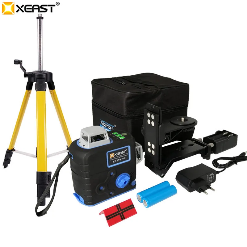 XEAST XE 67G Pro 8 линий 3D самонивелирующийся профессиональный лазерный уровень
