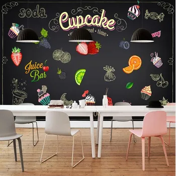 

Milofi custom 3D hand-painted ice cream tooling background wallpaper mural