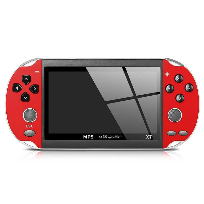 B X7 Ретро игровой Набор для psp двойной рокер игровой автомат 4,3 дюймов Большой экран 64 бит 8 г памяти GBA с Bulit в 200 игр - Цвет: B