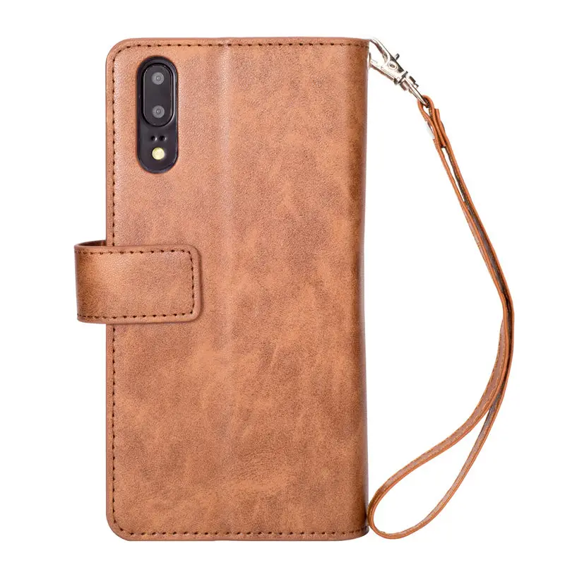 Чехол-книжка с бумажником для huawei P30 P20 mate 20 10 9 Lite Pro P8 Lite Y6 Y7 Honor 8A кожаный чехол с отделениями для карт