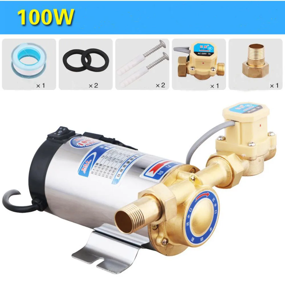 

280W/150W/100W Household Mute Automatic Water Booster Pump 220V for Water Solar Heater Shower Pressure Booster Pump