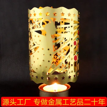 

Candle Lantern Free Personalized Design Hollow out for Making Fine Copper Material
