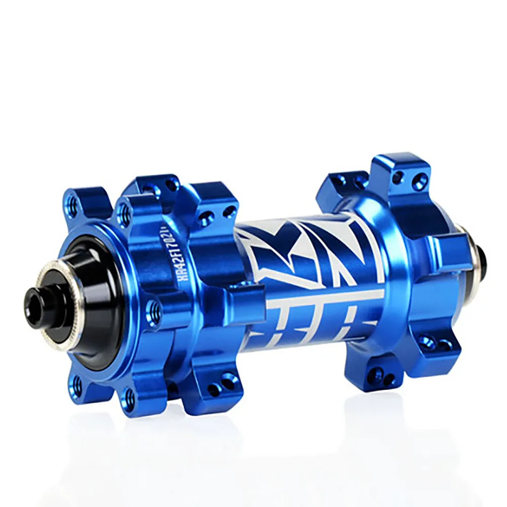 blue Only front Koozer MTB дорожный велосипед Передняя, Задняя Ступица 24 Отверстия 2 4 Подшипник Микро сплайн диск boost концентратор быстрый выпуск прямой тянуть велосипед концентратор XR420 - Цвет: blue Only front
