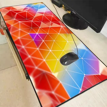 

XGZ Render Abstract Triangle MousePad Large Locking Edge Speed Game Gamer Gaming Mouse Pad for CSGO Dota 2 Laptop Notebook Mat