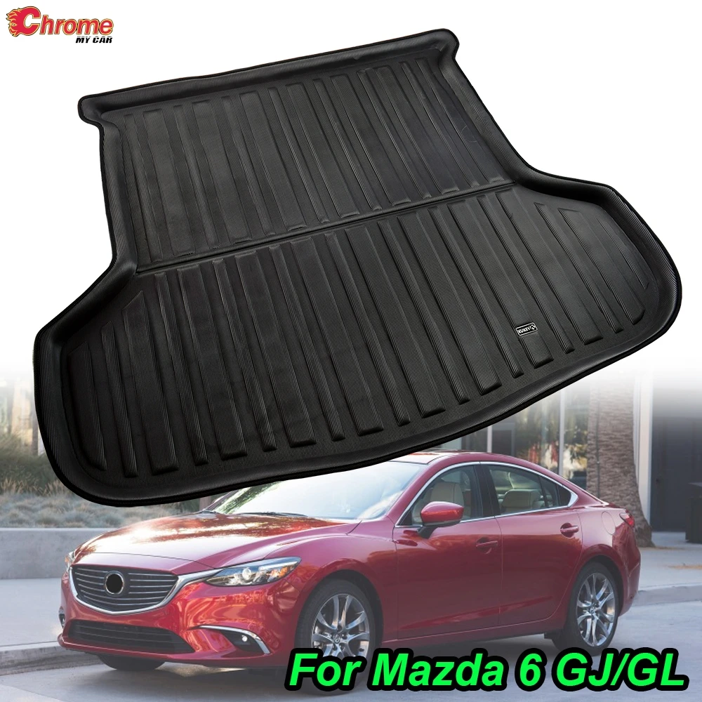 Для Mazda 6 Atenza GJ 2013 2014 2015 2016 2017 коврик для сапог задний багажник лайнер грузовой пол