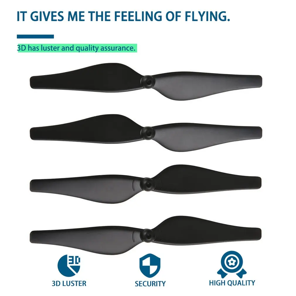 4 шт. быстросъемные пропеллеры для дрона DJI Tello Mini Drone Propeller CCW/CW реквизит запасные