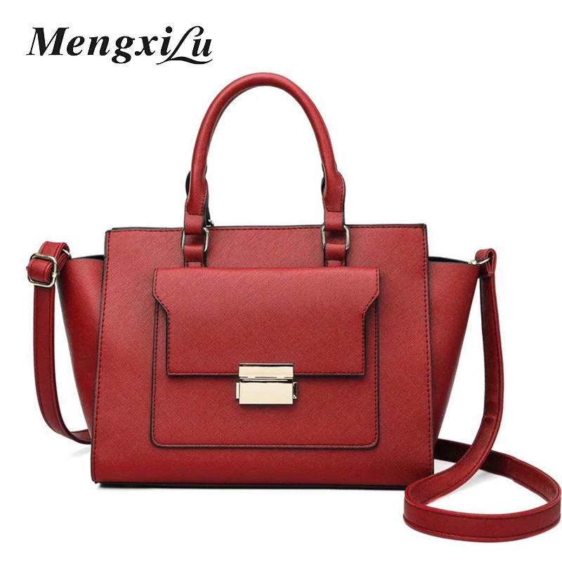 

2019 New Winter Autumn HandBags Fashion Women Solid Frosted PU Leather Handbag Wings Messenger Bag Shoulder Bag Bolsa Feminina