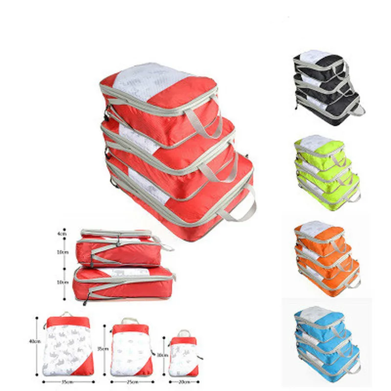 4Pcs Travel Storage Bag 19inch Suitcase Luggage Organizer Set Hanging