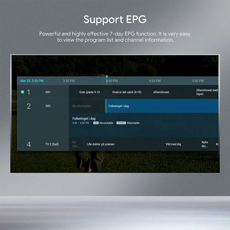 decodificador digital europa DVB-T2 meecast tv vara conjunto-caixa superior