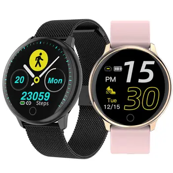 

2020 Smart Watch Women Men Smartwatch For Apple IOS Android Electronics Smart Fitness Tracker With Silicone Strap Sport Watches