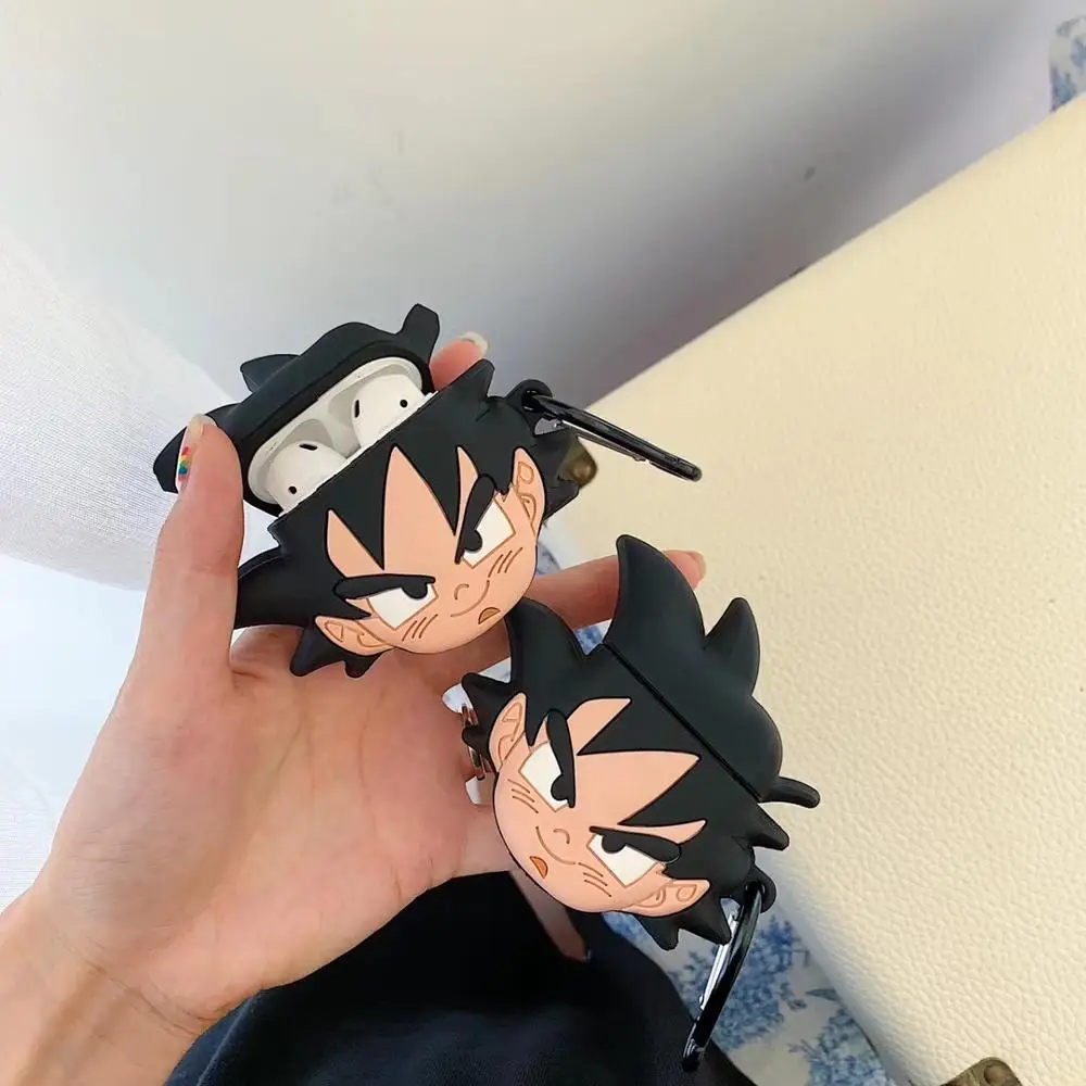 Милый 3D мультфильм анти-падение Dragon Ball, Wukong силиконовый наушник чехол для Apple AirPods 1/2 беспроводной bluetooth чехол для гарнитуры