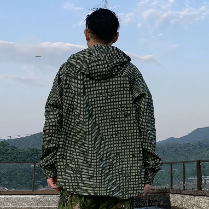 2024 New Hot Mens Tactical Hunting Hooded Jacket Zipper Wind Coat