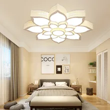 Хрустальный Лотос, высококачественный светодиодный потолочный светильник для гостиной, Современная атмосферная домашняя спальня, Новые Креативные лампы