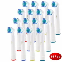 16pcs Electric Toothbrush Heads Replacement For Oral-B Braun Toothbrush Heads Vitality Precision Clean/Trizone Soft Bristle EB17 16pcs Electric Toothbrush Heads Replacement For Oral-B Braun Toothbrush Heads Vitality Precision Clean/Trizone Soft Bristle EB17