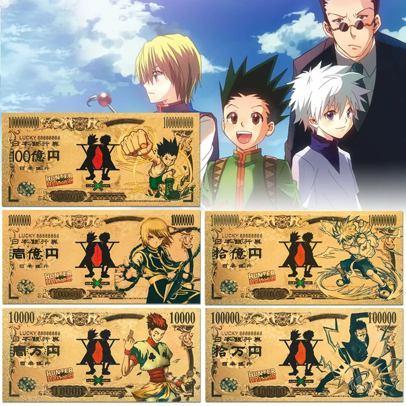 1 шт. мультяшный аниме Hunter X Косплей памятные монеты фигурки Гон фредесс Курапика