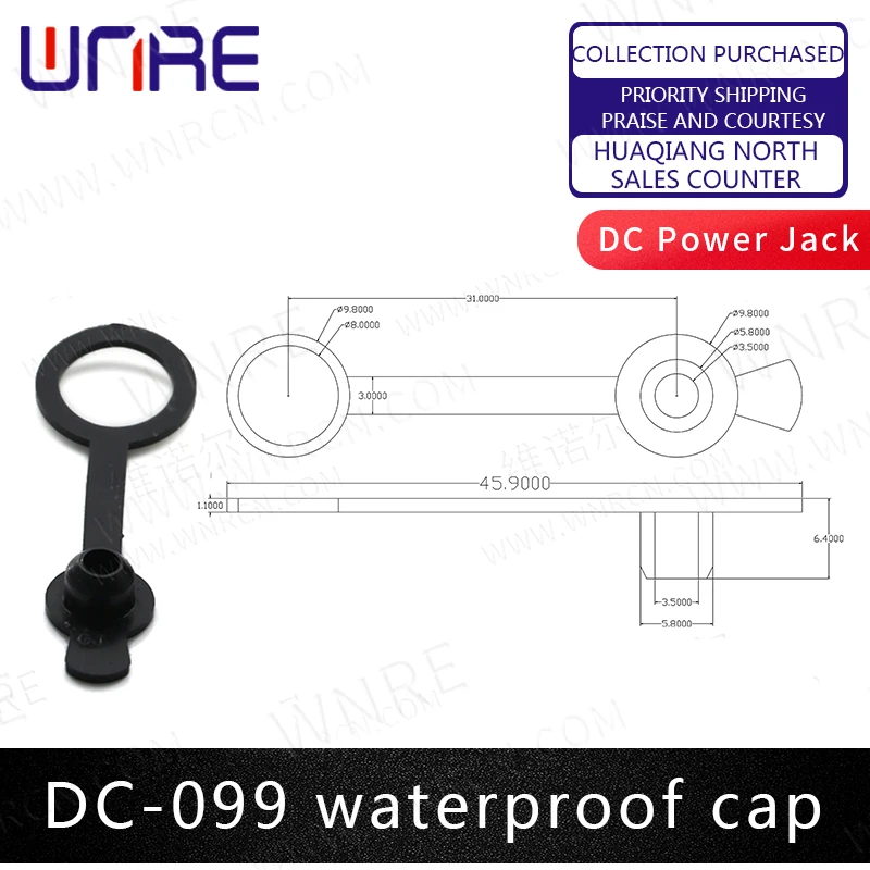 DC-099 ���� �� Ŀ���Ϳ� �ö�ƽ ��� ĸ, ���� DC ���� ��, 5.5x2.1 5.5x2.5mm