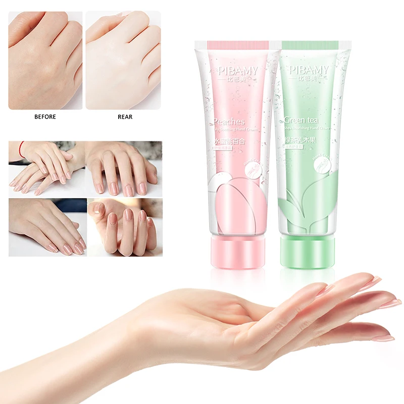 

Peach Lily Soothing Double Tube Moisturizing Hand Cream 80g Bibamei Green Tea Shea Butter Nourishing Hand Cream TSLM1