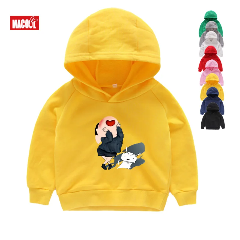 Crayon Shin-chan/одежда Детские толстовки с капюшоном в стиле японского аниме толстовки с капюшоном Crayon Shin Chan детская одежда брендовая одежда для мальчиков от 2 до 12 лет