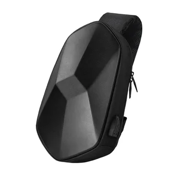 

NEW 2020 Men Travel Business Crossbody Bag pu leather Shoulder Bag Holster Anti Theft Security Strap Digital Storage Chest