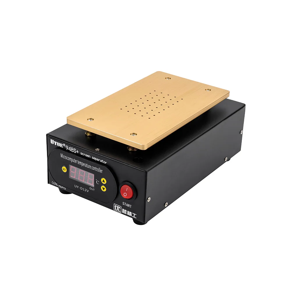 UYUE 948S+ ЖК-сепаратор машина для ремонта экрана Встроенный насос вакуумный комплект для IPhone для samsung