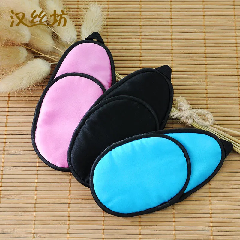 

3-S Glasses Frame Cover Single Eye Patch Cover Men And Women CHILDREN'S Amblyopia Adult Strabismus Real Silk Single Eye Patch