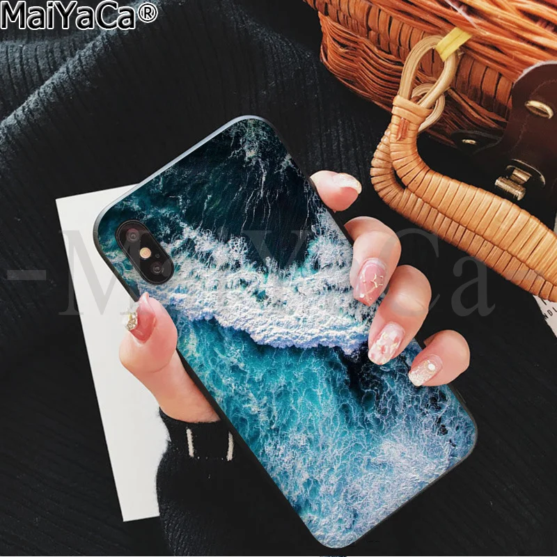 Новинка MaiYaCa Blue sea чехол для телефона Fundas чехол для Apple iPhone 8 7 6 6S Plus X XS MAX 5 5S SE XR 11 11pro