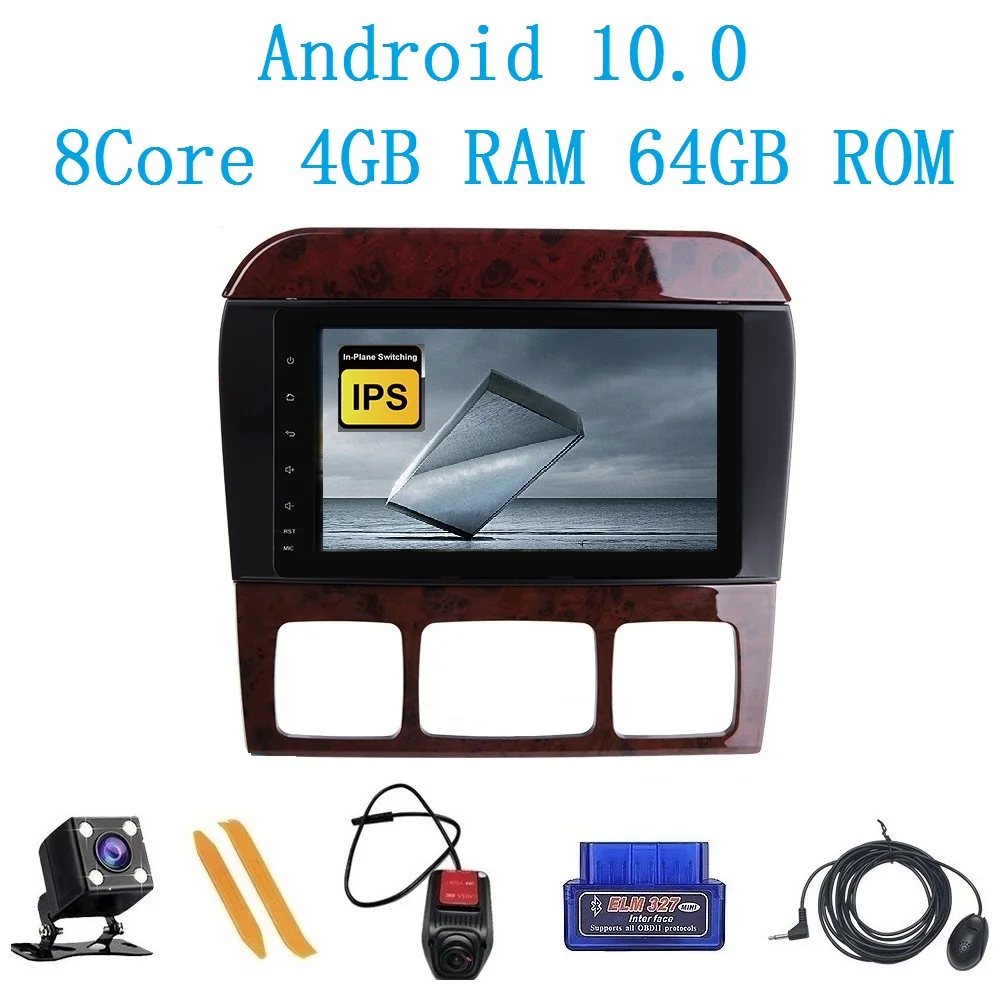 ZLTOOPAI для Mercedes Benz S-Class W220 W215 S280 S320 S350 S500 Android 10,0 автомобильный мультимедийный плеер, медиаплеер с GPS навигацией + подарок ZLTOOPAI для Mercedes Benz S-Class W220 W215 S280 S320 S350 S500 Android 10,0 автомобильный мультимедийный плеер, медиаплеер с GPS навигацией + подарок