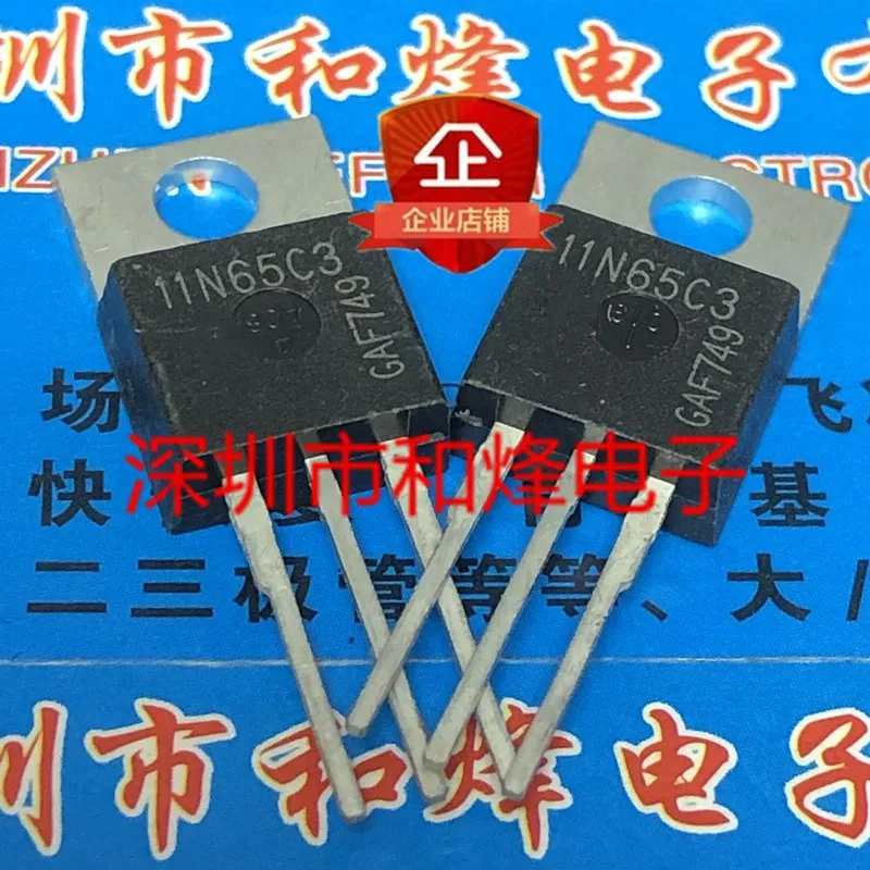 

Original 10pcs/ 11N65C3 SPP11N65C3 TO-220 650V 11A