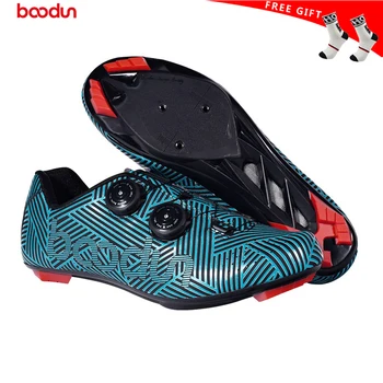 

NEW Cycling Shoes road Bicycle Shoes Non-Slip Bike Racing Shoes Breathable Professional Self-Locking MEN SIZE 39-45 2019 Boodun