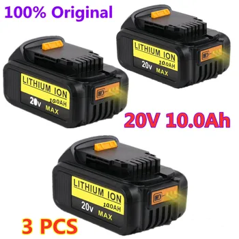 

3 PCS 20V 10000mAh for Dewalt DCB200 Rechargeable Li-ion Battery 20V MAX Replacement for DeWalt DCB205 DCB201 DCB203 Power