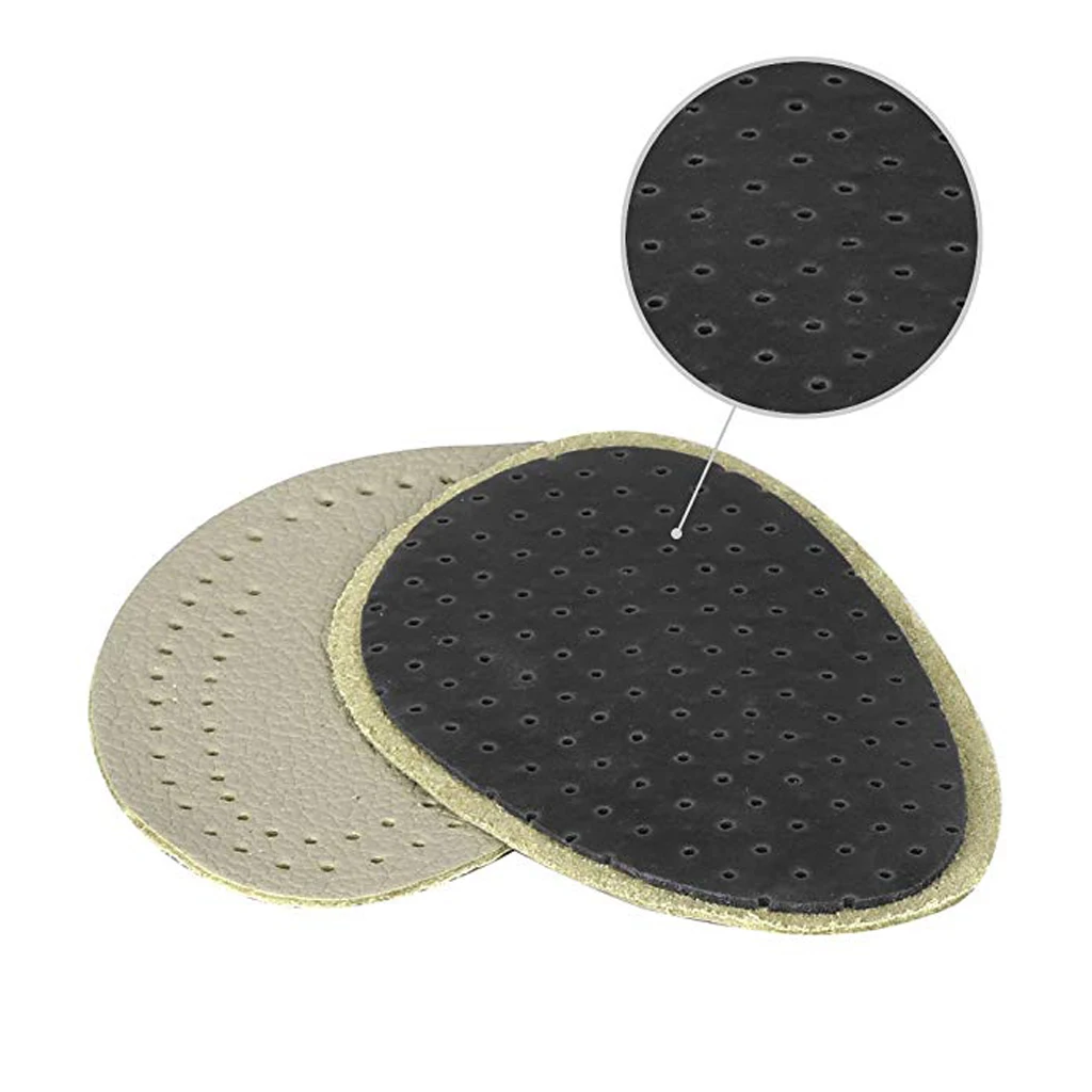 Anti-Slip Sponge Forefoot Cushion Half Insoles Artificial Leather High Heel Massage Shoe Pads