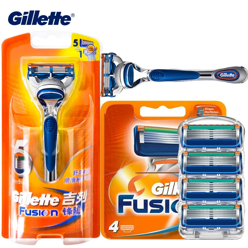 FAST FREE P&P Gillette Fusion5 Genuine Razor Blade Head Case Holder Box Cover 