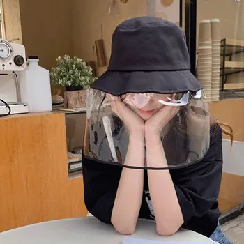 

Multi-function Protective Cap Anti Infection Protective Hat Eye Protection Anti-fog Windproof Hat Removable Face Cover