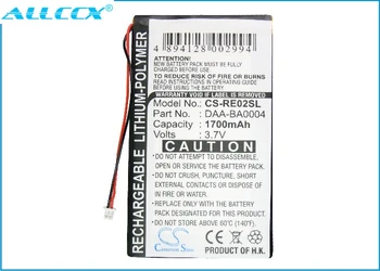 

Cameron Sino 1700mAh Battery DAA-BA0004 for Creative DAP-HD0014, Labs Nomad Jukebox ZenTouch, Zen Touch 20GB, Zen Touch 40GB