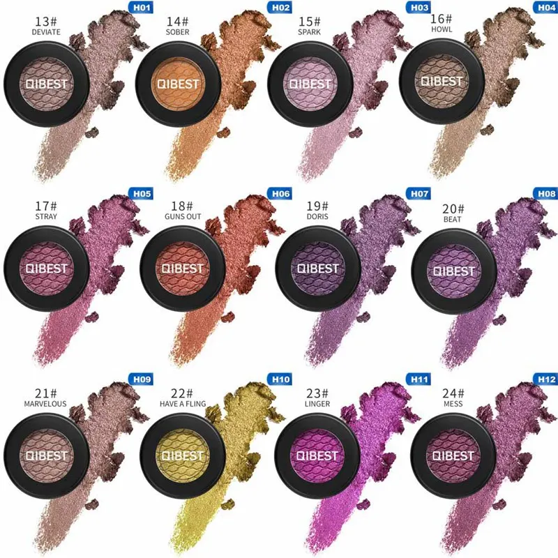 Pro Shimmer Блеск одиночный теней для век Палитра металлик тени для век пигмент водостойкий дымчатый тени для век порошок Highligter косметика