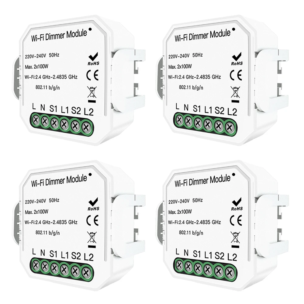 Wi-Fi умный светильник DIY выключатель Модуль Автоматизации Smart Life/приложение Tuya дистанционное управление, работает 2 способа