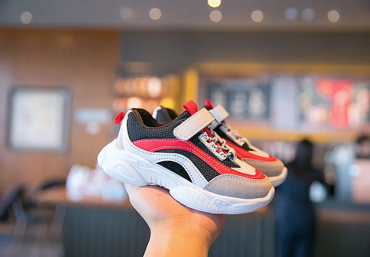 Детская обувь для бега; Детские кроссовки; Новинка года; сезон весна; спортивная обувь для девочек и мальчиков; дышащая обувь; кроссовки для мальчиков; Размеры 26-36