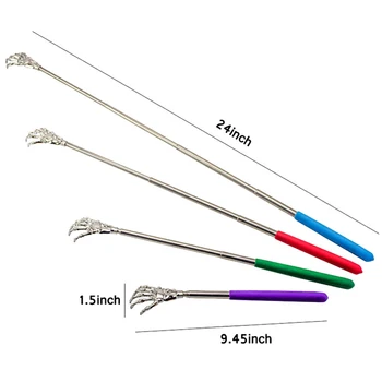 Back Scratcher Telescopic Scratching Back scratcher Massager Kit Back Scraper Extendable Telescoping Itch Health Products