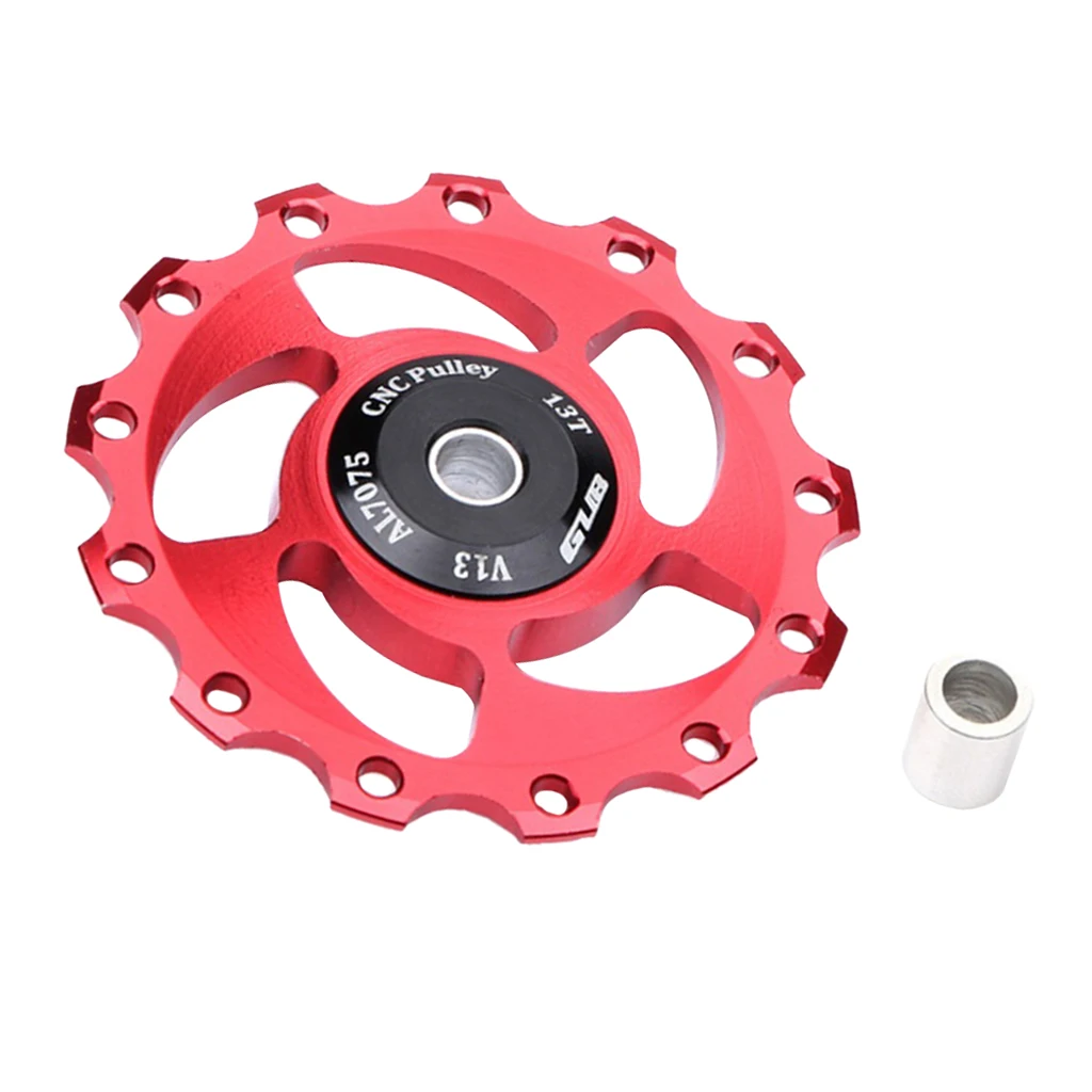 Perfect MTB Mountain Road Bike Rear Dial Bearing Flywheel Hole Guide Wheel & Fixed Ring Bicycle Wheel Parts 7