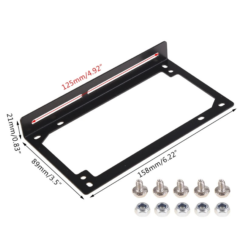 Desktop Computer Chassis Large Power to Small Power Supply Conversion Bracket SFX Fixed Frame Bezel with 8 Screws