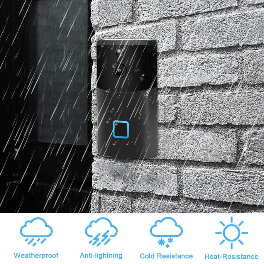 

1080P HD WiFi Night View Two-way Intercome PIR Video Door Bell