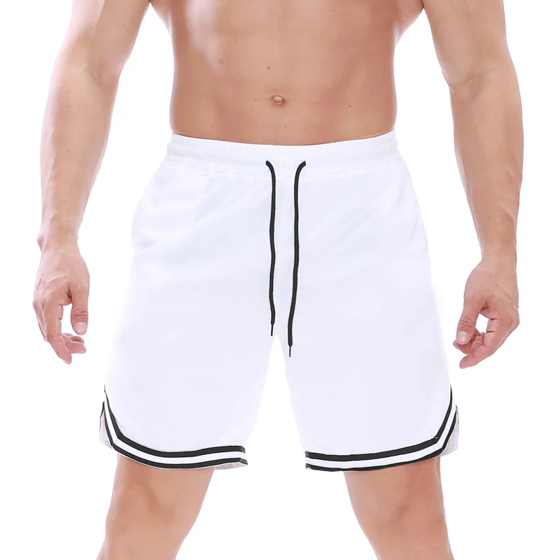 

Men Breathable Light Mesh Sportswear Fitness Bodybuilding Shorts Men Summer Fitness Workout Male Jogger Beach Short Pants M-XXXL