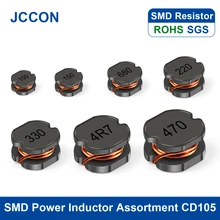 

20Pcs SMD Inductor Power Shielded Wirewound 3x3 4x4 5x5 6x6 7x7 8x8 1uH 1.5uH 2.2uH 3.3uH 4.7uH 6.8 10uH 15uH 22uH 33uH 47uH