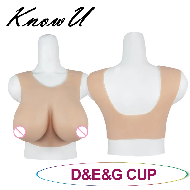 

KnowU D/E/G Cup Silicone Breast Forms Fake Boobs Soft Crossdresser Drag Queen Cosplay Transgender Silicone Filler