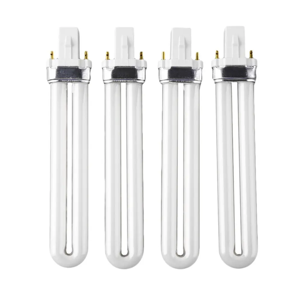 4Pcs 9W Curing UV Gel Lamp Nail Art Dryer Light Bulb Tube Replacement Dropshipping SMJ | Красота и здоровье