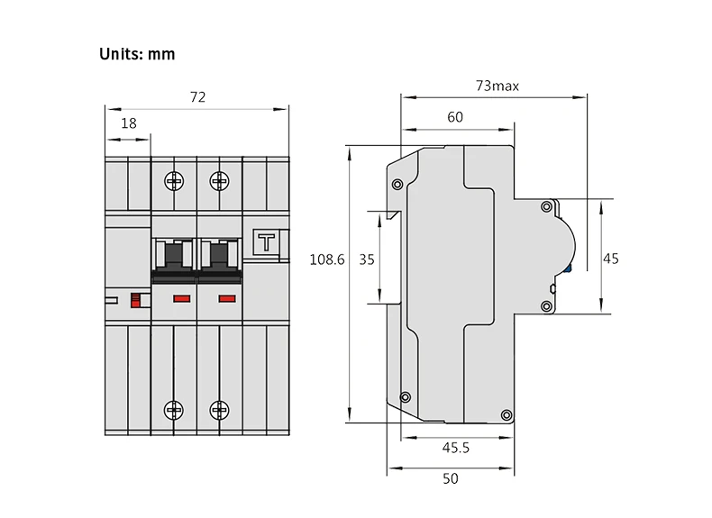Hoch ZJSB9 80Z controle remoto 2 p