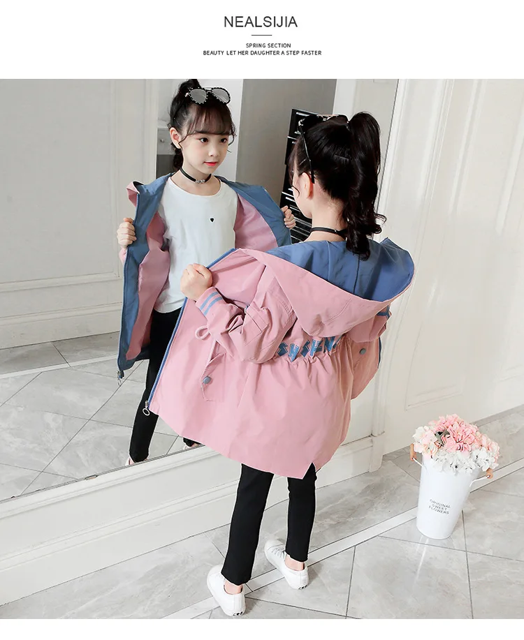 Одежда для девочек коллекция года, весенне-осенняя Новая модная детская бейсбольная форма однотонная куртка на молнии с длинными рукавами От 3 до 12 лет