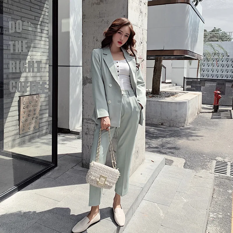 

Casual Wear WOMEN'S Suit Autumn And Winter Fashion Elegant Debutante WOMEN'S Dress Suit Trousers Interview Formal Wear OL Work C