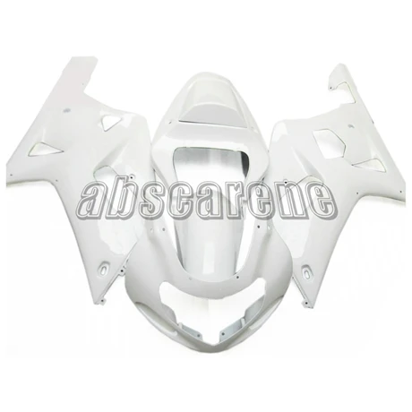 ABS пластик полный обтекатель комплект для Suzuki GSXR600 G-SXR750 K1 2000 2001 2002 2003 инъекции мотоцикл кузов глянцевые белые чехлы